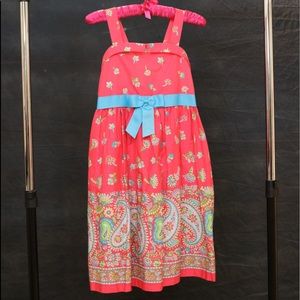 Pink Paisley Dress